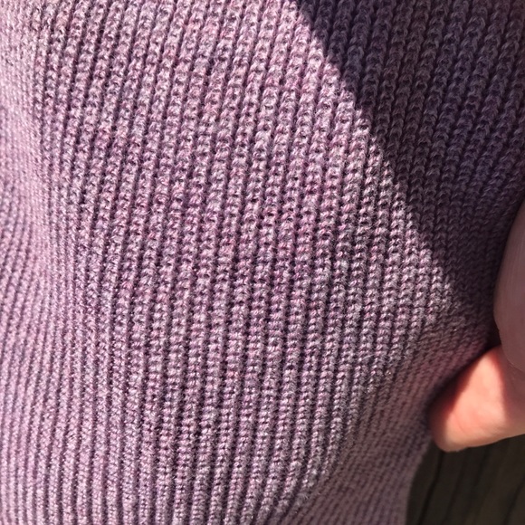 American Eagle Lightweight Purple Knit Sweater - Picture 5 of 5